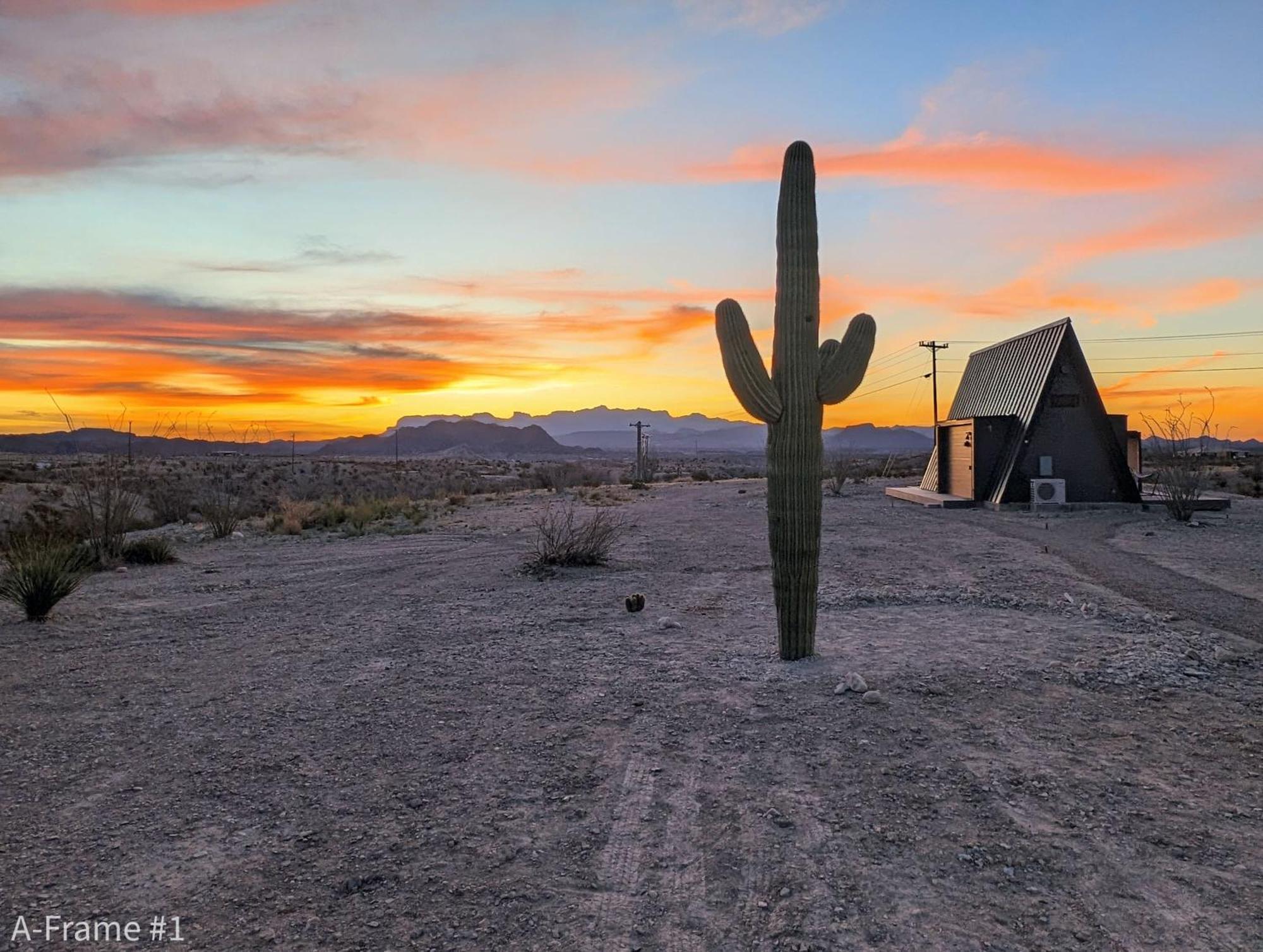 Villa Stardust Big Bend Luxury A-Frame#4 Great Views Terlingua Exterior foto