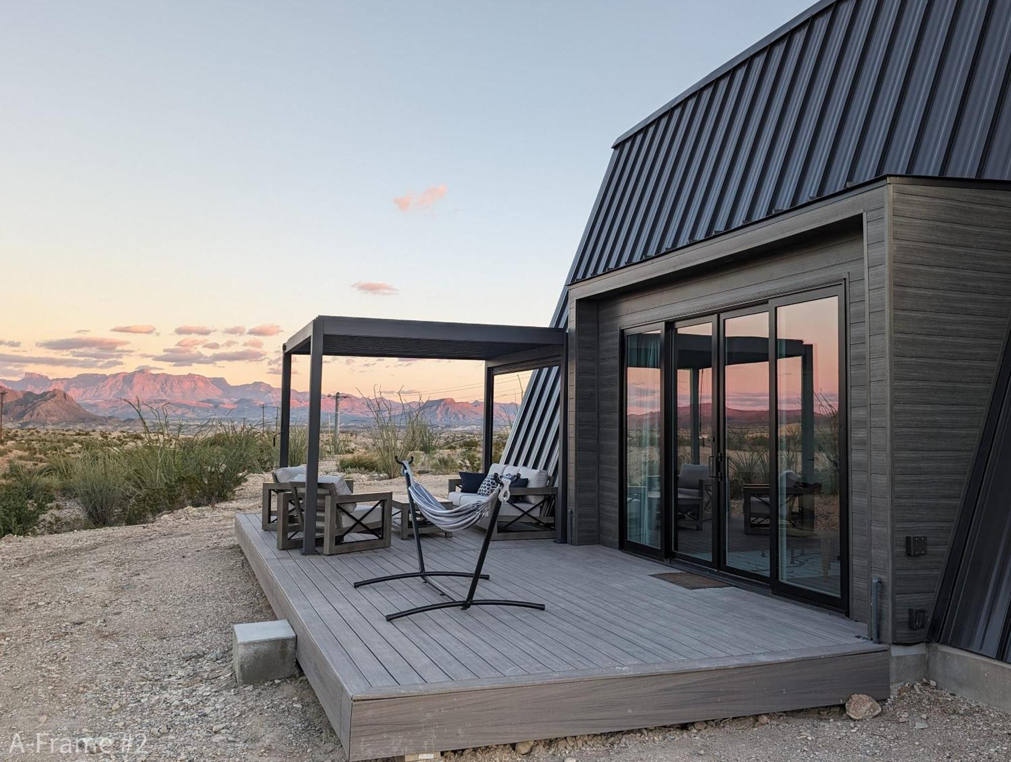 Villa Stardust Big Bend Luxury A-Frame#4 Great Views Terlingua Exterior foto