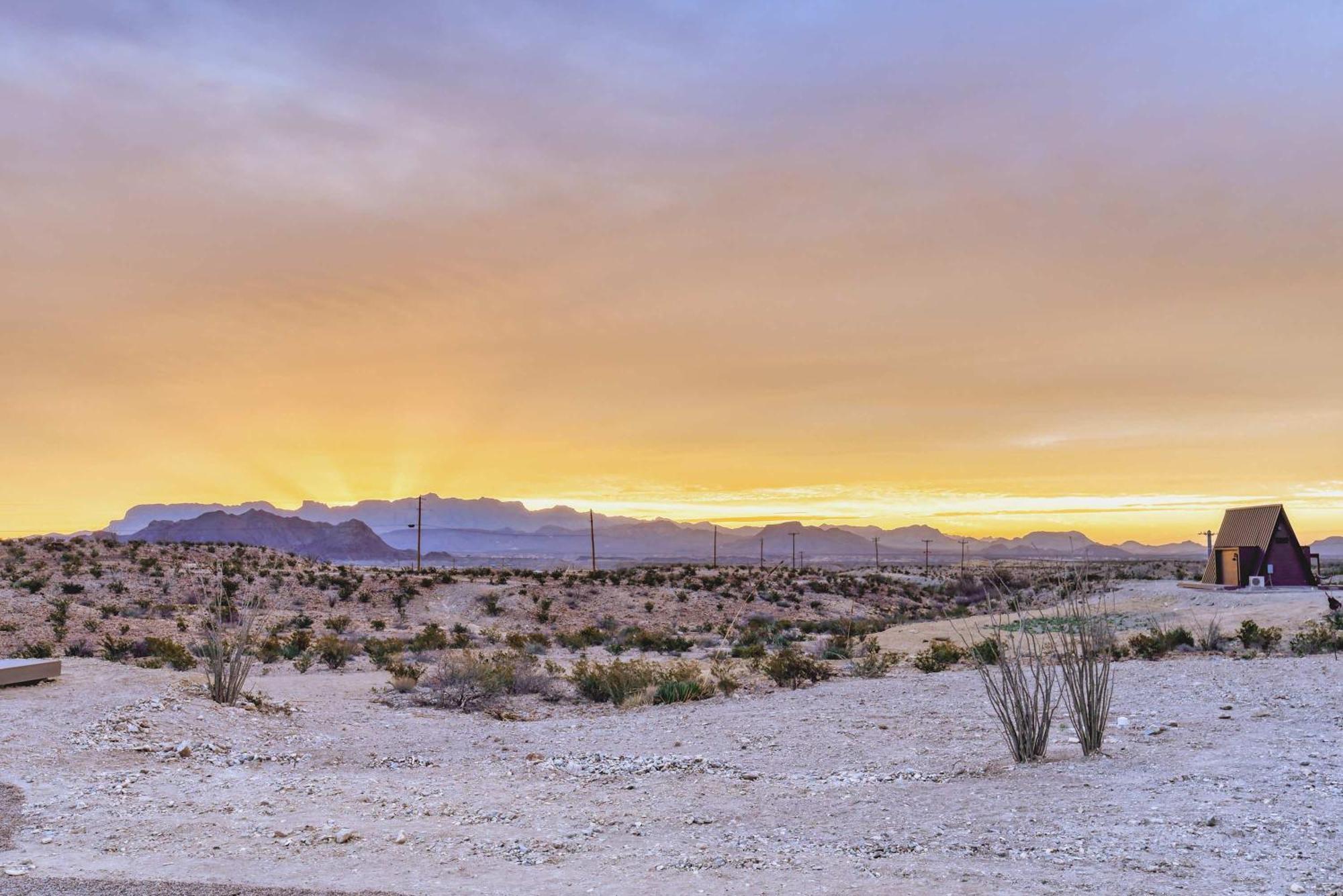 Villa Stardust Big Bend Luxury A-Frame#4 Great Views Terlingua Exterior foto